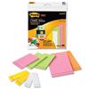 Post-it® Super Sticky Label Pads 15.8x57.1mm 47.6x73mm 73x117mm Assorted Ref 2900-M9 [225 Labels]