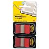 Post-it Index Flags 50 per Pack 25mm Red Ref 680-RDEU - 680-RDEU