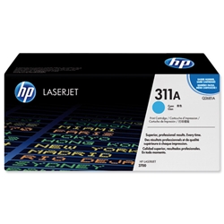 Hewlett Packard (HP) Laser Toner Cartridge Page Life 6000pp Cyan [for LaserJet 3700] Ref Q2681A