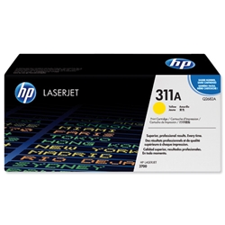 Hewlett Packard (HP) Laser Toner Cartridge Page Life 6000pp Yellow [for LaserJet 3700] Ref Q2682A