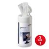 Durable Screenclean Moist Low Lint Cleaning Wipes Pre-saturated Ref 5736 [Tub 100] - 2 for 1