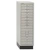 Bisley Multidrawer Cabinet Non-locking 15-Drawer each H51mm W279xD408xH940mm Goose Grey Ref 39-15