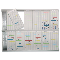 Franken Modular Copy Planner with 12 Removable A4 Panels and Accessories Kit W880xH630mm Ref SJPM1838 - Item image