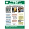 Stewart Superior Health and Safety At Work Laminated Poster - HS106