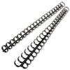 GBC Zip Binding Combs Plastic 8mm for 45 Sheets of A4 Black - 4400316