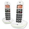 Doro PhoneEasy 100w Telephone Twinpack Cordless Big - 100wTwin