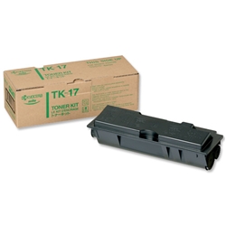 Kyocera TK17 Laser Toner Cartridge Page Life 6000pp Black [for FS1000] Ref 1T02BX0EU0