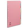 Concord Punched Pocket Subject Dividers Extra Wide 10-Part A4 - 72699