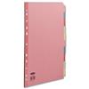 Concord Subject Dividers 160gsm Reinforced 10-Part A4 - 77199/71