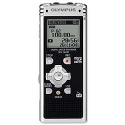 Olympus WS760M Voice Recorder and FM Black USB 8GB 5 Folders x 200 Messages Ref WS-760M