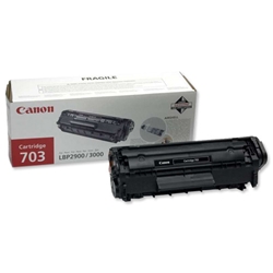 Canon 703 Laser Toner Cartridge for LBP-3000 2000 Page Yield Black Ref 7616A005