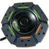 Philex Eco-Power Surge Protection Extension Socket Power Dome 6-Way 6500 Max.Amps 1.5m Black Ref 76934R