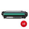 Hewlett Packard (HP) No. 504X Laser Cartridge Black Ref CE250X (Pack 1) x 2 - Bundle Cashback Offer