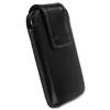 Krusell Vinga Mobile Phone Pouch Medium Magnetic Lock Pull Strap Hand Moulded Leather Black Ref SPKCVMBL