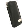 Krusell Gaia Mobile Phone Case Hand Moulded Leather Large Black Ref SPKGMPLB Krusell Gaia Mobile Phone Case Hand Moulded Leather Large Black Ref SPKGMPLB