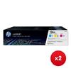 Hewlett Packard [HP] 126A Laser Toner Cartridges Pack - CF341A