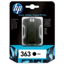 Hewlett Packard (HP) No. 363 Inkjet Cartridge Page Life 410pp 6ml Black Ref C8721EE