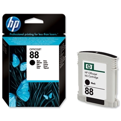 Hewlett Packard HP No. 88 Ink Cartridge 20.5ml Black Ref C9385AE