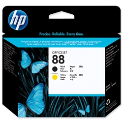 Hewlett Packard (HP) No. 88 Officejet Printhead Black Yellow Ref C9381A