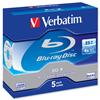 Verbatim Blu-Ray BD-R SL 4x Speed Jewel Case 25GB Ref 43715 [Pack 5]
