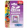 Integral SDHC Media Memory Card with Protective Case Capacity 4GB Ref INSDH4G4V2