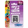 Integral Micro SDHC Media Memory Card with SD Adaptor Capacity 16GB Ref INMSDH16G4V2