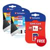 Verbatim Netbook USB 2.0 Miniature Drive 32GB Ref 43942 [Pack 2] - FREE 8GB Memory Card