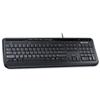 Microsoft 600 Wired Keyboard USB Media Centre Quiet-Touch Keys Spill R