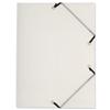 Exacompta Polypropylene Elasticated Three Flap Folder A4 Clear Ref 56742E [Pack 25]