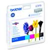 Brother Inkjet Cartridge Value Pack Page Life [Pack 4] - LC970VALBP
