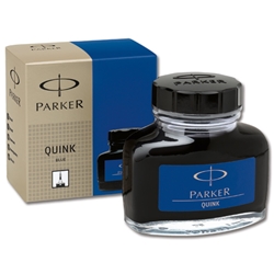 Parker Quink Bottled Ink Permanent 57ml Bottle Blue Ref S0037470