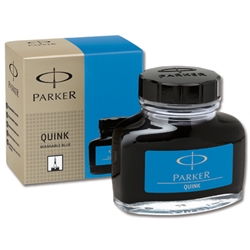 Parker Quink Bottled Ink Washable 57ml Bottle Royal Blue Ref S0037480