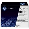 Hewlett Packard [HP] 55X Laser Toner Cartridge Black - CE255X