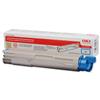 OKI Laser Toner Cartridge Page Life 2500pp Cyan - 43459371