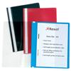 Rexel Data Flat File PVC with Title Strip and [Pack 25] - 12600BK
