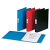 Rexel Budget Ring Binder Semi-rigid Polypropylene 2 O-Ring 25mm Size A4 Red Ref 13422RD [Pack 10]  - Collect 2 Flowers2fastcars points