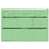 Sigma Personnel Forms Personnel Wallets Green [Pack 50] - G351R
