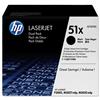 Hewlett Packard [HP] 51X Laser Toner Black - Q7551XD