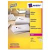 Avery Addressing Labels Laser Jam-free 14 per Sheet 99.1x38.1mm White Ref L7163-100 [1400 Labels]