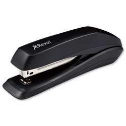 Rexel Ecodesk Stapler Full Strip Throat 75mm Black Ref 2100026