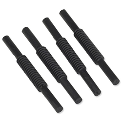 Avery Risers for Letter Trays Plastic 75mm Black Ref 403 [Pack 4]