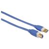 Hama USB 3.0 Cable A-B Gold-plated Double-shielded Super Speed Data Transfer 3.0m Ref 39672