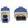 Hama USB 3.0 Cable A-B Gold-plated Double-shielded Super Speed Data Transfer 1.8m Ref 39671