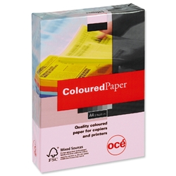 Data Colours Multifunctional Paper Coloured Ream-Wrapped 80gsm A4 Pink Ref 87355 [500 Sheets]