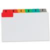 Concord Guide Cards Reinforced A-Z 152x102mm White with Tabs Multicoloured Ref 15298