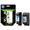 HP Ink Cartridge No. 15 & 78 Black 25 ml, Colour 19 ml SA310AE Pack 2