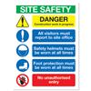 Stewart Superior Foam Board Sign Site Safety 400x300mm - FB070