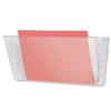 Literature Wall Pocket Stackable A4 Landscape Crystal