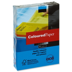 Data Colours Multifunctional Paper Coloured Ream-Wrapped 80gsm A4 Aqua Blue Ref 87378 [500 Sheets]