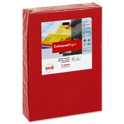 Data Colours Multifunctional Paper Coloured Ream-Wrapped 80gsm A4 Red Ref 5277 [500 Sheets]